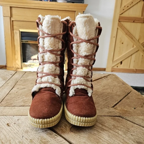 Vintage made in the USA winter boots Women's size 8 - Picture 10 of 15